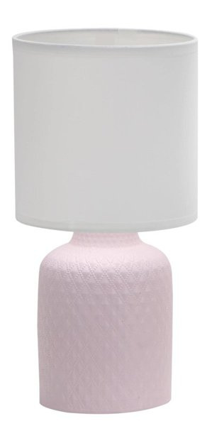Różowa lampka nocna ceramiczna Iner