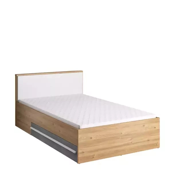 Młodzieżowe łóżko ze stelażem 120x200 cm PLANO