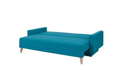 Turkusowa sofa w stylu skandynawskim OSLO