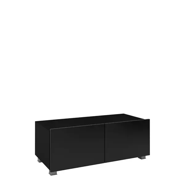 Nowoczesna szafka pod telewizor 100 cm czarny połysk MODERN