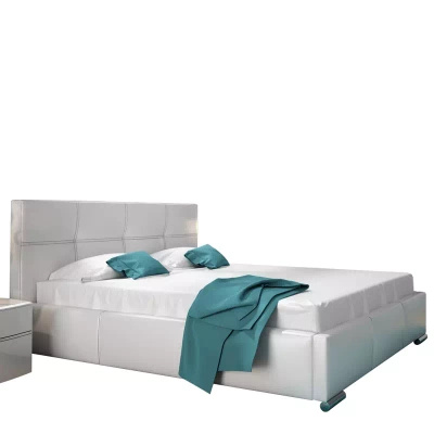 Łóżko do sypialni 140x200 białe KAIR