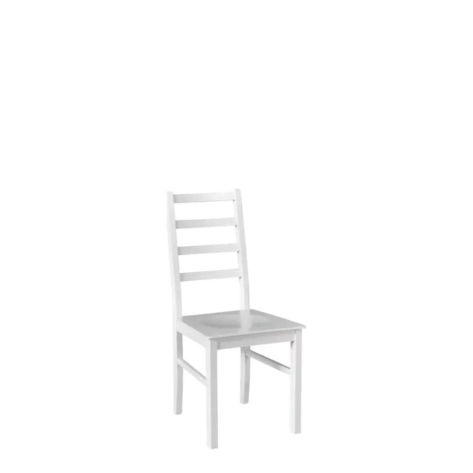 Białe drewniane krzesło NESTO
