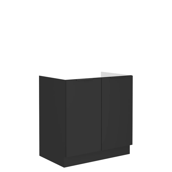 Kuchenna szafka pod zlewozmywak 80 cm SELENA czarny