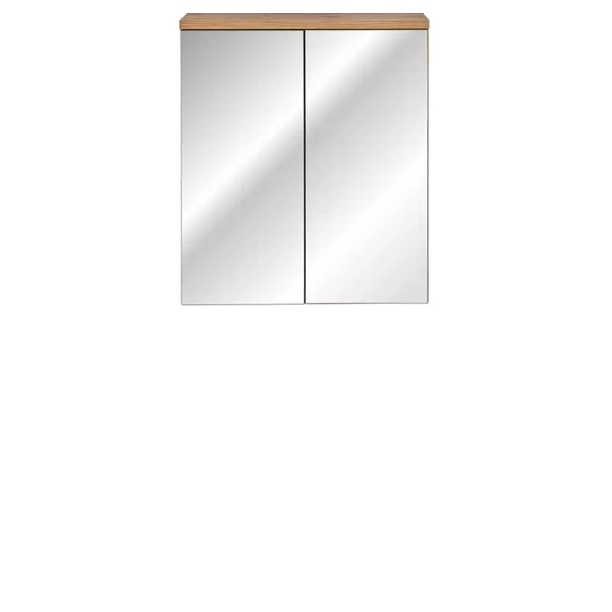 Szafka wisząca 60 cm z lustrem SAGA
