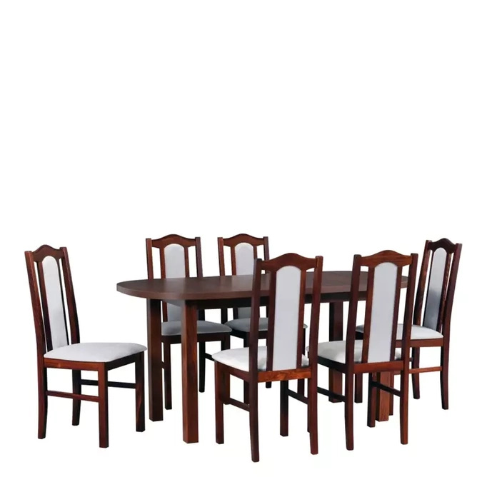 Klasyczny stół z krzesłami do jadalni VELOTTA