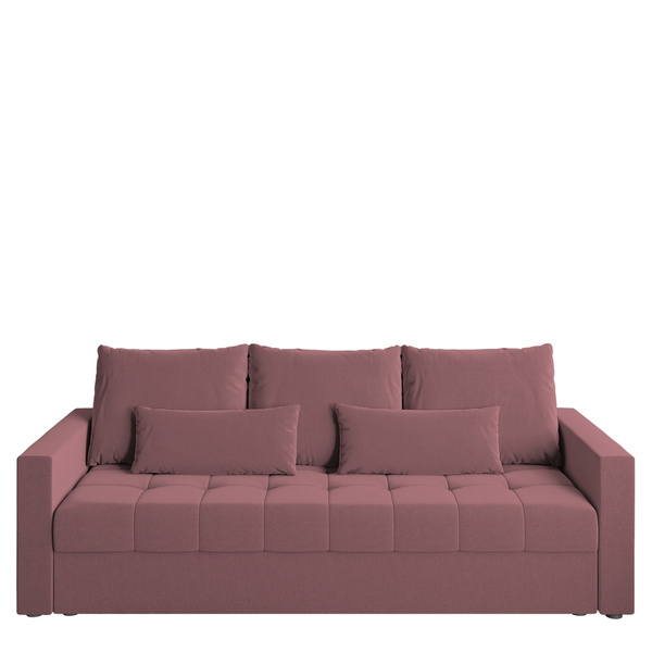 Rozkładana sofa trzyosobowa z funkcją spania HOT pudrowy róż