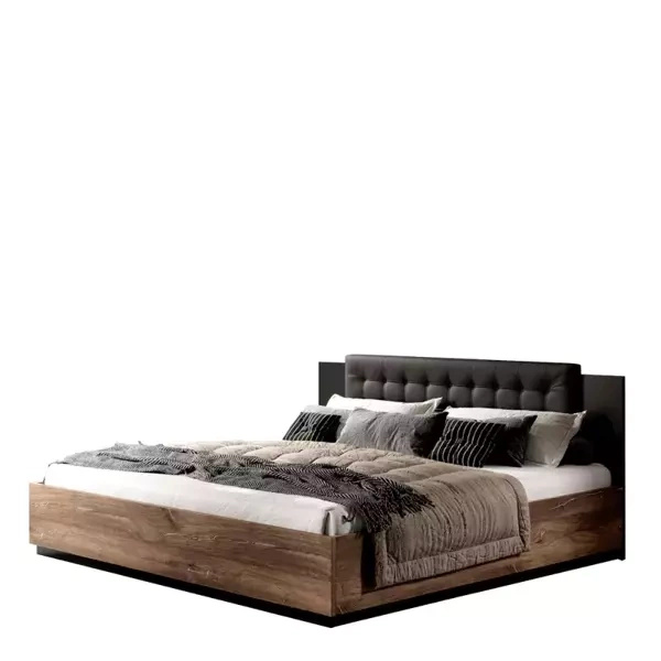 Łóżko z zagłówkiem do sypialni 160x200 nowoczesne SAVRELO